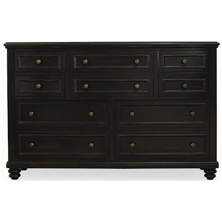 Dresser with Ten Drawers